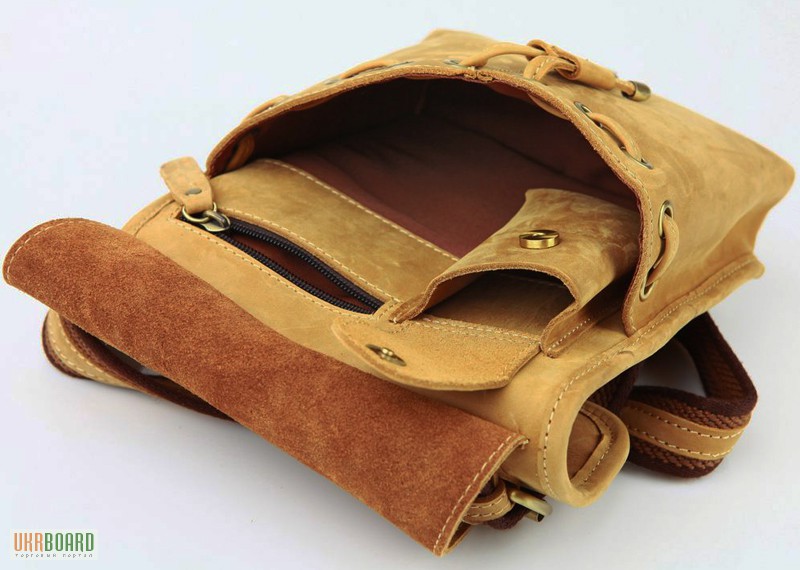 Фото 6. Продается ультрамодный кожанный рюкзак-мессенджер, сумка из лошадиной кожи 2в1, унискекс