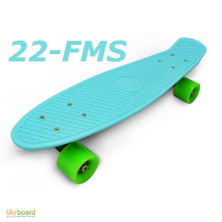 Фото 3. Скейт 22-FMS penny skate board fish cruiser пенни лонгборд 56 см 22
