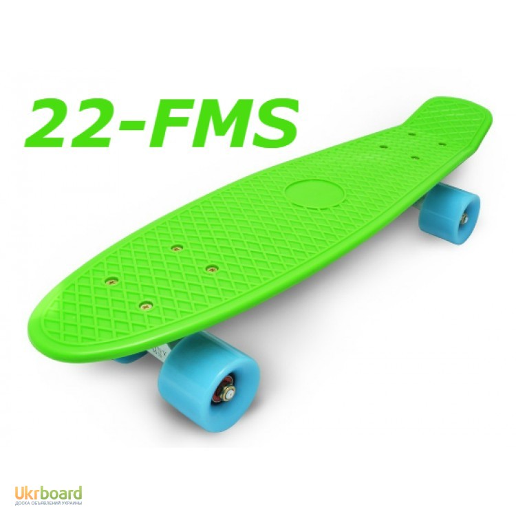 Фото 4. Скейт 22-FMS penny skate board fish cruiser пенни лонгборд 56 см 22