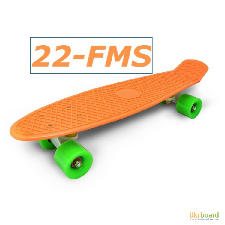Фото 5. Скейт 22-FMS penny skate board fish cruiser пенни лонгборд 56 см 22
