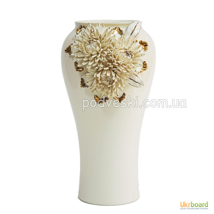 Фото 2. Керамические вазы Хризантемы