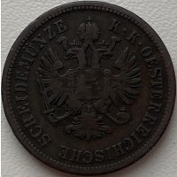 Австро-Венгрия 4 Крейцера 1861 год СОСТОЯНИЕ!!! г192