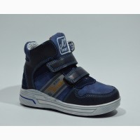 Деми ботинки для мальчика Солнце арт.PT72B синий с 27-32 р