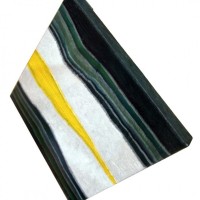Картина маслом на холсте Камень 15х15 см Абстракция