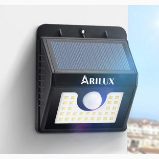 Светодиодный светильник ARILUX 30 Led 3 режима на солнечной батарее с датчиком движения