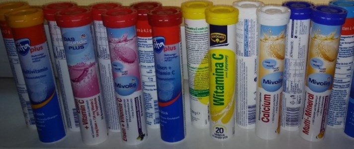 Фото 2. Поливитамины Шипучие таблетки Das Gesunde Plus 20 шт без сахара Витаминые растворимые т