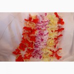 Гавайская юбка, гавайский браслет, венок на шею в гавайском стиле