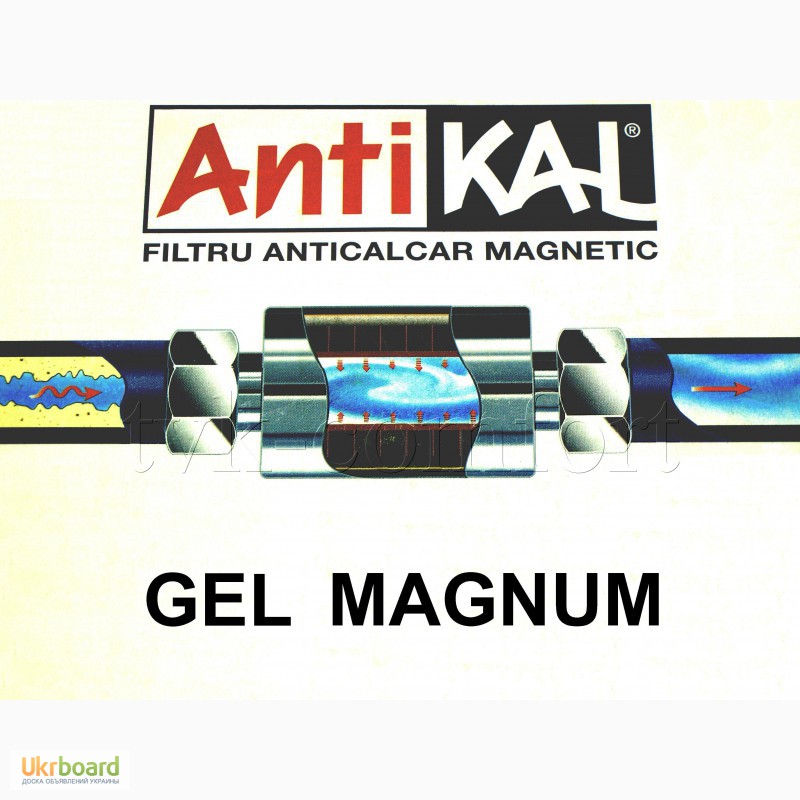 Фото 3. Фильтр магнитный Antikal GEL 1 для воды