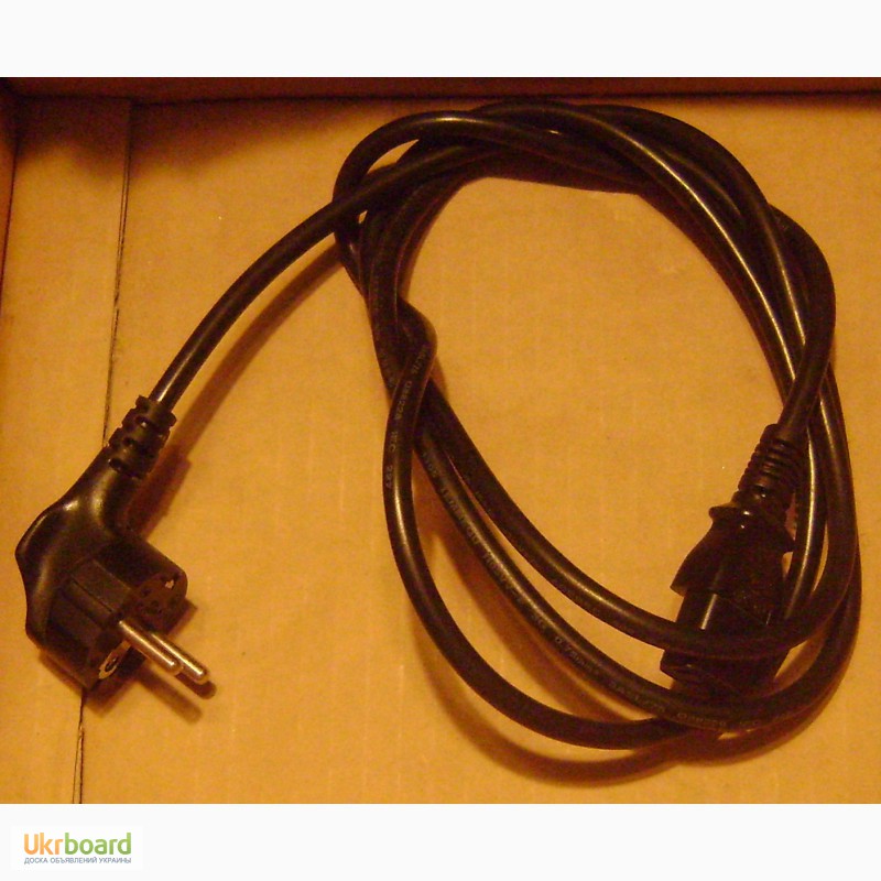Фото 4. Сетевой шнур ( кабель питания ) для компьютера