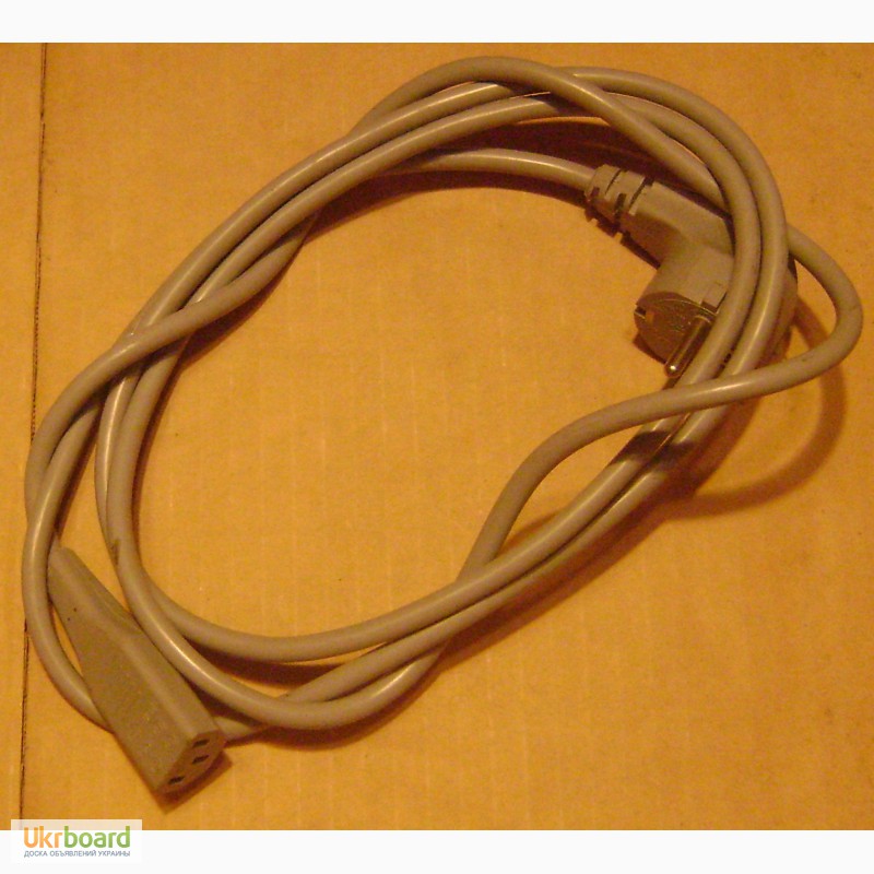 Фото 5. Сетевой шнур ( кабель питания ) для компьютера
