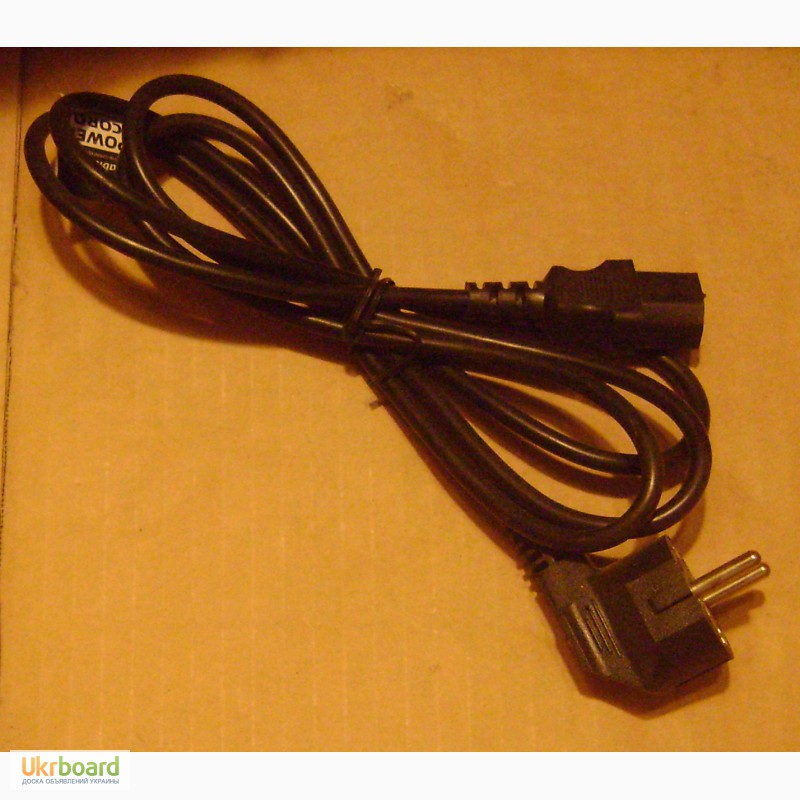 Фото 7. Сетевой шнур ( кабель питания ) для компьютера