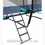 Прямоугольный батут KIDIGO 457х305 см. с защитной сеткой + лестница