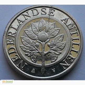 Антильские Нидерланды 25 центов 2003 год UNC