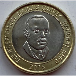 Ямайка 20 долларов 2015 год UNC ОТЛИЧНАЯ