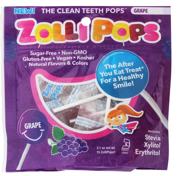 Фото 12. Чистые зубы Леденцы на палочке Zollipops 15шт Zollipops - Чистые зубы Леденцы на палочке