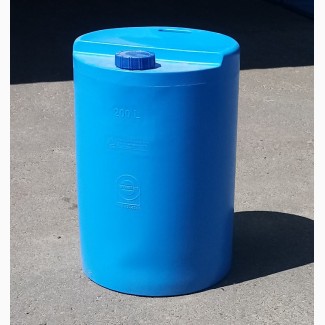 Емкость V-200, пищевая пластиковая бочка, бак для воды