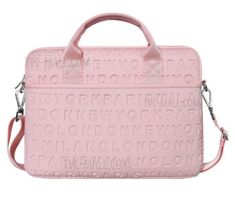 Фото 10. Сумка для ноутбука Wiwu Cosmo Vogue Slim case 13”- 14” плечевой ремень Pink Slim case