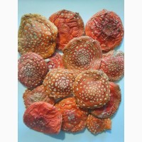 Мухоморы красные Amanita muscaria - сушенные шляпки, урожай 2021 года