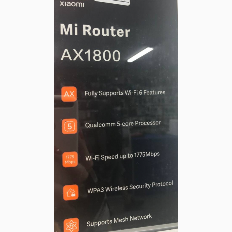 Фото 6. Маршрутизатор Wi-Fi роутер Xiaomi Mi Router AX1800 (DVB4258GL) 5-ядерный чипсет, Wi-Fi