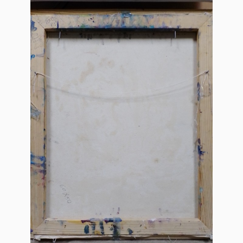Фото 3. Продам картину Натюрморт з пензлями, полотно олія