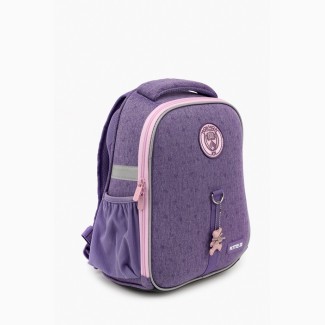 Рюкзак каркасний Kite K22-555S-3+брелок пенал сумка набір Фіолетовий