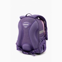 Рюкзак каркасний Kite K22-555S-3+брелок пенал сумка набір Фіолетовий