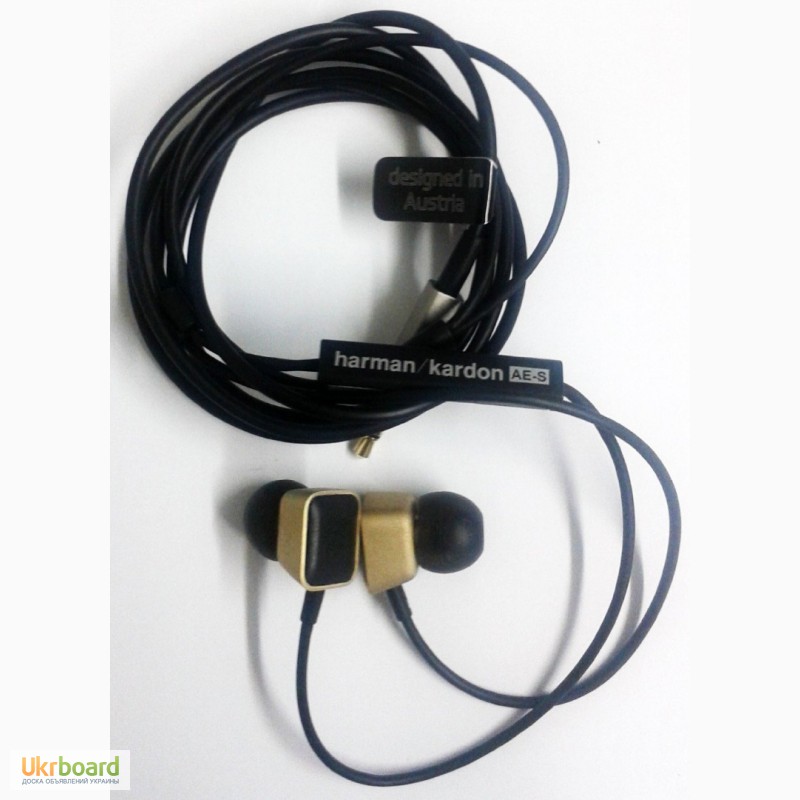 Фото 3. Наушники Harman Kardon AE-S High-performance In-ear Headphones Golden