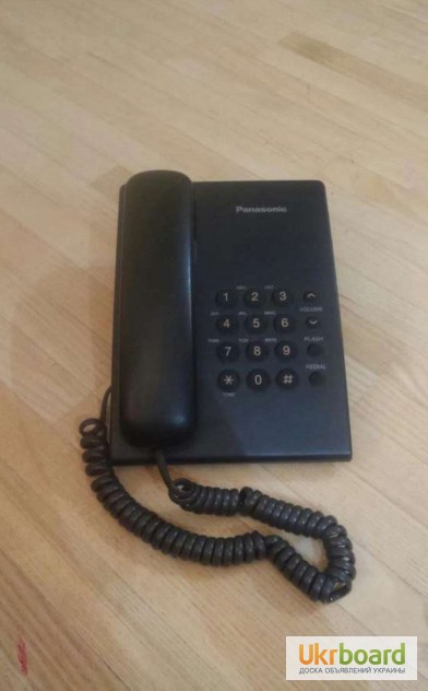 Качественный телефон Panasonic KX-TS2350UAB Black (черный) - НЕДОРОГО