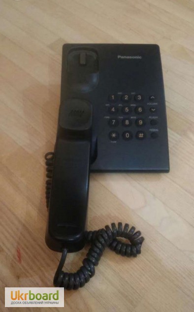 Фото 2. Качественный телефон Panasonic KX-TS2350UAB Black (черный) - НЕДОРОГО