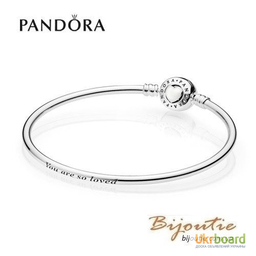 Фото 2. Pandora лимитированный браслет любящее сердце 590746EN23