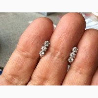 Сережки с бриллиантами 0. 72карата