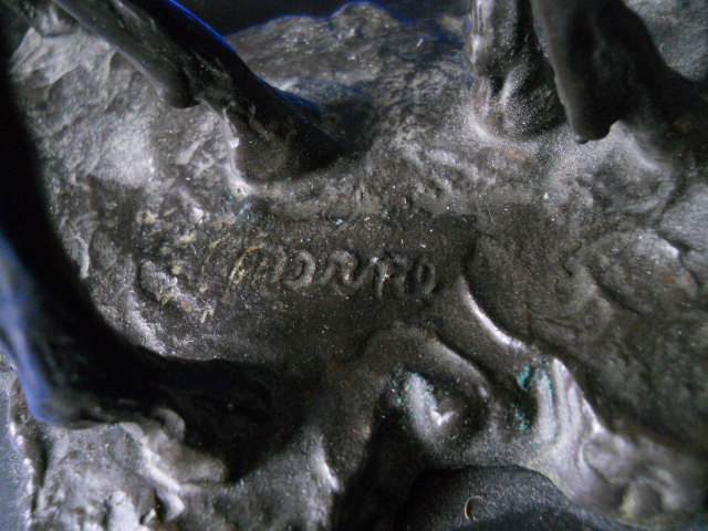Фото 14. Старинная бронзовая настольная скульптура Семейство оленей