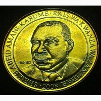Танзания 200 шиллингов 2008 год UNC!!! ОТЛИЧНАЯ