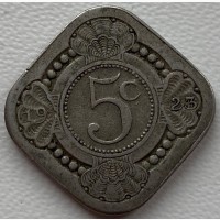 Нидерланды 5 центов 1923 год