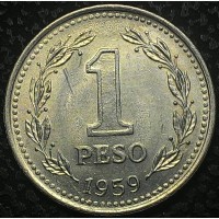 Аргентина 1 песо 1959 год ОТЛИЧНАЯ