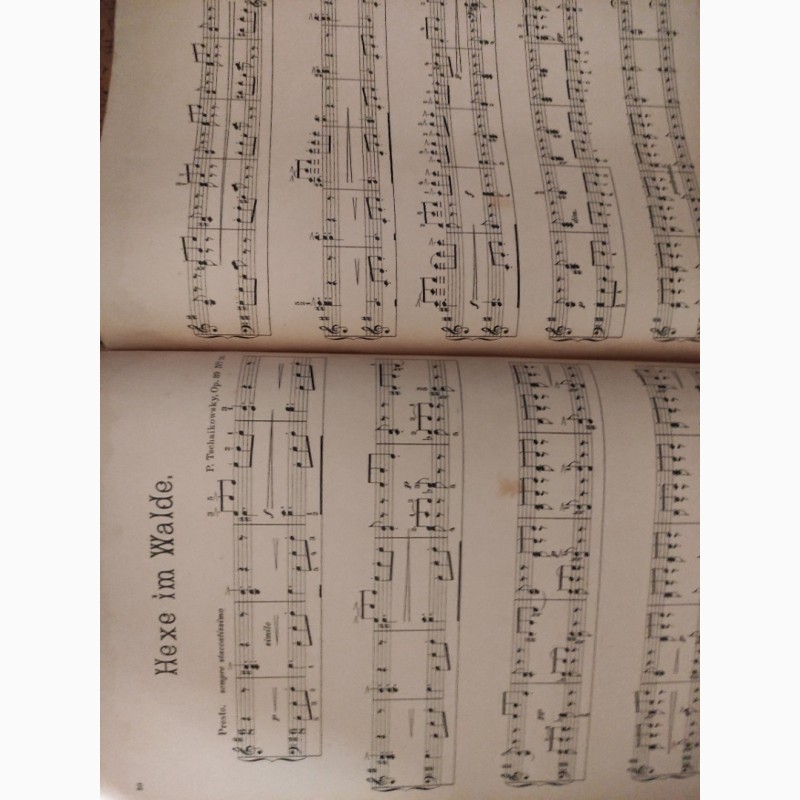 Фото 4. Ноты.Чайковский Альбом Musik-blatter 1905г