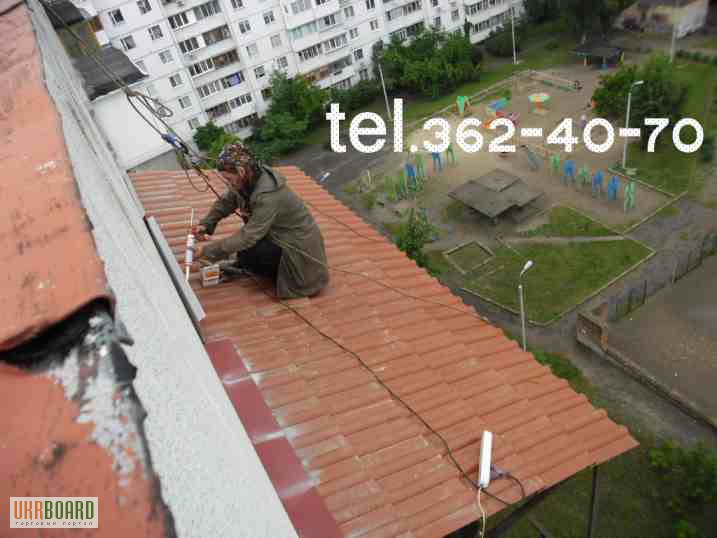 Фото 6. Козырек на балконе. Монтаж, демонтаж, ремонт балконного козырька (крыши). Киев