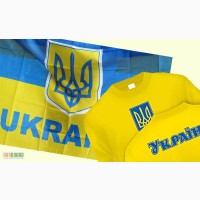 Набор флаг Украины + патриотичная футболка