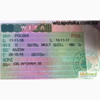 Польская рабочая виза 180/180, d05