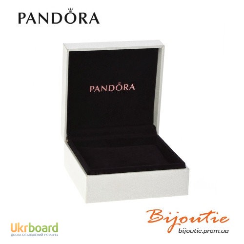 Фото 3/4. Pandora браслет жесткий розовые сияющие сердца 590537EN131