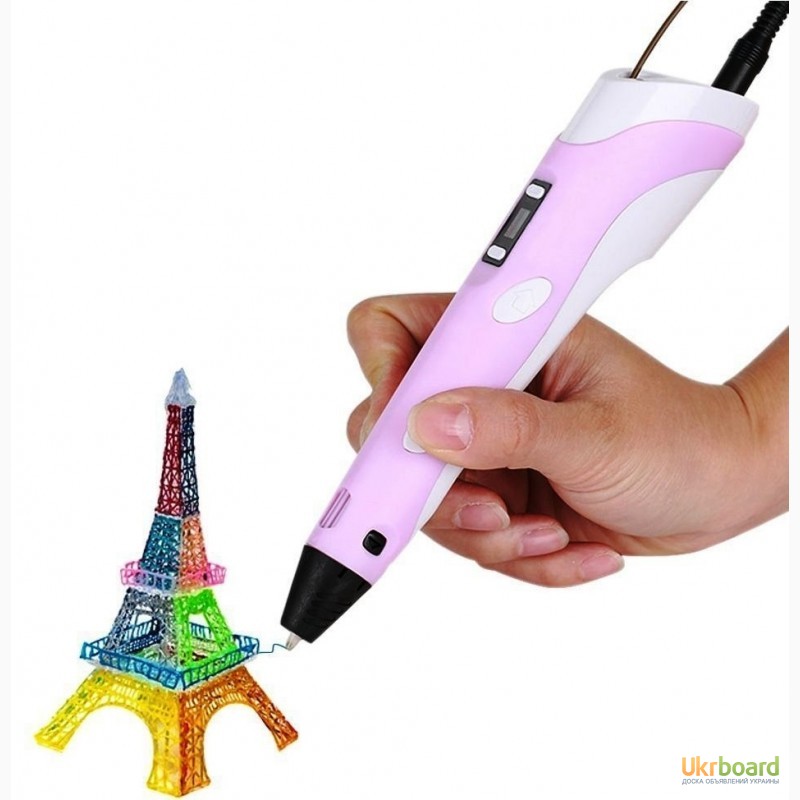 Фото 4. 3D ручка c LCD дисплеем (3D Pen-2), лучший подарок