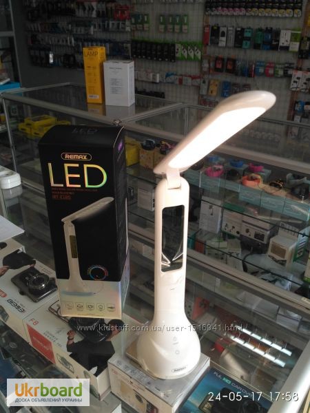 Фото 5. Настольная LED лампа Remax Desk L RT-E185 Н астольная USB лампа Remax RT-E185