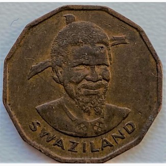 Свазиленд 1 цент 1974 год с596