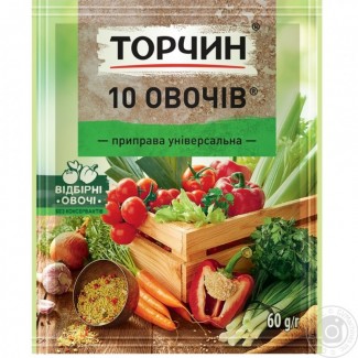 Торчин 10 овощей 60 грамм