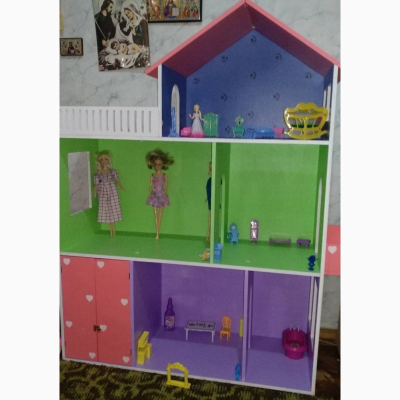 Фото 2. Кукольный домик Домик для игрушек