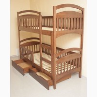Кровать детская двухъярусная Карина Люкс новая деревянная трансформер дешево есть матрасы