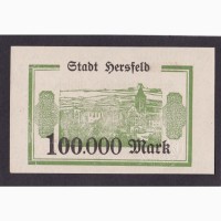 100 000 марок 1923г. 4782 E. Германия. Отличная в коллекцию