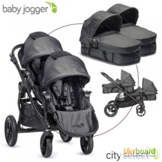 Baby Jogger City Select Set with 2 seats and 2 bath