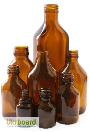 Бутылки стеклянные 100 и 250 мл. для спирта и настоек