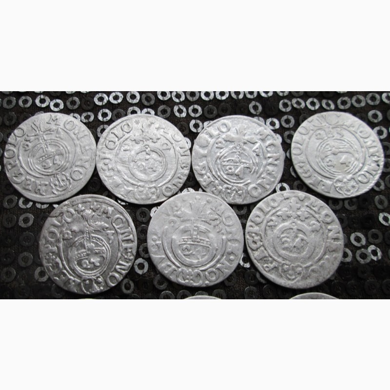 Фото 2. Полтораки (1622-1625).Серебро.10 монет